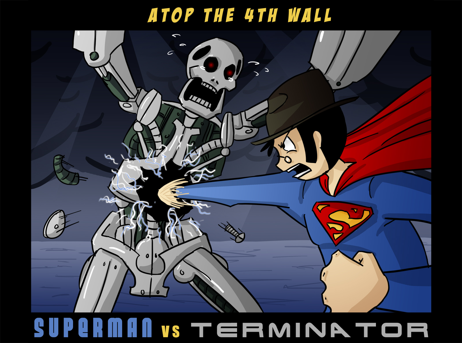Superman vs. the Terminator #1 – Welcome to Atop the Fourth Wall!